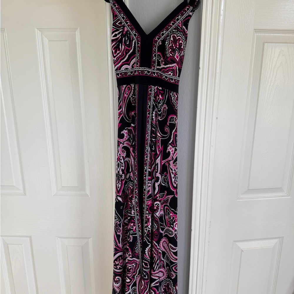 INC International Concepts Pink and Purple Maxi Sundress